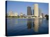 City Skyline, Tampa, Gulf Coast, Florida, USA-J Lightfoot-Stretched Canvas