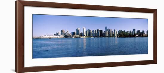 City Skyline, Vancouver, British Columbia, Canada 2013-null-Framed Photographic Print