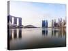 City Skyline Viewed across Marina Bay, Singapore-Gavin Hellier-Stretched Canvas