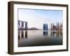 City Skyline Viewed across Marina Bay, Singapore-Gavin Hellier-Framed Photographic Print