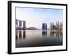 City Skyline Viewed across Marina Bay, Singapore-Gavin Hellier-Framed Photographic Print