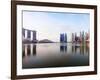 City Skyline Viewed across Marina Bay, Singapore-Gavin Hellier-Framed Photographic Print