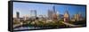 City Skyline Viewed across the Colorado River, Austin, Texas, Usa-Gavin Hellier-Framed Stretched Canvas