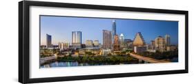 City Skyline Viewed across the Colorado River, Austin, Texas, Usa-Gavin Hellier-Framed Photographic Print