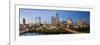 City Skyline Viewed across the Colorado River, Austin, Texas, Usa-Gavin Hellier-Framed Photographic Print