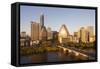 City Skyline Viewed across the Colorado River, Austin, Texas, Usa-Gavin Hellier-Framed Stretched Canvas