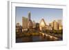 City Skyline Viewed across the Colorado River, Austin, Texas, Usa-Gavin Hellier-Framed Photographic Print