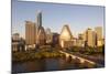City Skyline Viewed across the Colorado River, Austin, Texas, Usa-Gavin Hellier-Mounted Photographic Print