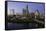 City Skyline Viewed across the Colorado River-Gavin-Framed Stretched Canvas