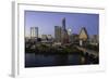 City Skyline Viewed across the Colorado River-Gavin-Framed Photographic Print