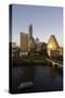 City Skyline Viewed across the Colorado River-Gavin-Stretched Canvas