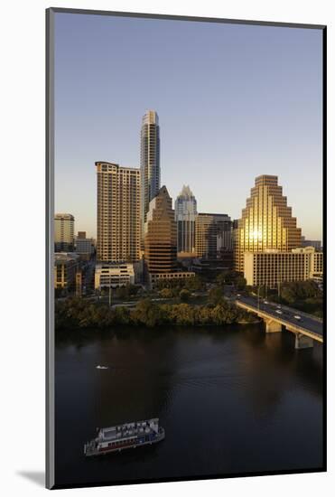 City Skyline Viewed across the Colorado River-Gavin-Mounted Photographic Print