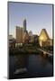 City Skyline Viewed across the Colorado River-Gavin-Mounted Photographic Print