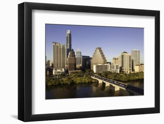 City Skyline Viewed across the Colorado River-Gavin-Framed Photographic Print