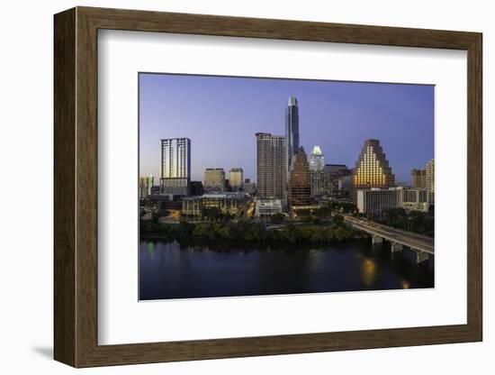 City Skyline Viewed across the Colorado River-Gavin-Framed Photographic Print