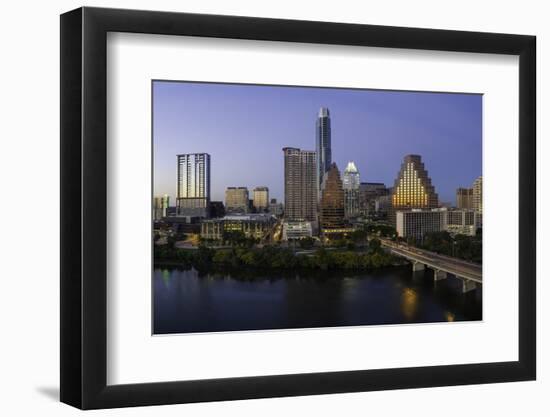 City Skyline Viewed across the Colorado River-Gavin-Framed Photographic Print