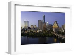 City Skyline Viewed across the Colorado River-Gavin-Framed Photographic Print