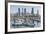 City Skyline Viewed from Souk Shark Mall and Kuwait Harbour, Kuwait City, Kuwait, Middle East-Gavin-Framed Photographic Print