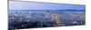 City Skyline Viewed from Twin Peaks, San Francisco, California, USA-Gavin Hellier-Mounted Premium Photographic Print