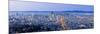 City Skyline Viewed from Twin Peaks, San Francisco, California, USA-Gavin Hellier-Mounted Photographic Print