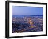 City Skyline Viewed from Twin Peaks, San Francisco, California, USA-Gavin Hellier-Framed Photographic Print