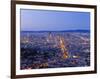 City Skyline Viewed from Twin Peaks, San Francisco, California, USA-Gavin Hellier-Framed Photographic Print