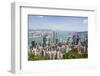 City skyline, viewed from Victoria Peak, Hong Kong, China, Asia-Fraser Hall-Framed Photographic Print