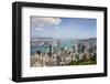 City skyline, viewed from Victoria Peak, Hong Kong, China, Asia-Fraser Hall-Framed Photographic Print