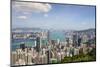 City skyline, viewed from Victoria Peak, Hong Kong, China, Asia-Fraser Hall-Mounted Photographic Print