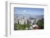 City skyline, viewed from Victoria Peak, Hong Kong, China, Asia-Fraser Hall-Framed Photographic Print