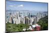 City skyline, viewed from Victoria Peak, Hong Kong, China, Asia-Fraser Hall-Mounted Photographic Print