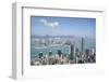 City skyline, viewed from Victoria Peak, Hong Kong, China, Asia-Fraser Hall-Framed Photographic Print