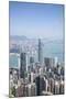 City skyline, viewed from Victoria Peak with Two International Finance Centre (2IFC), Hong Kong, Ch-Fraser Hall-Mounted Photographic Print