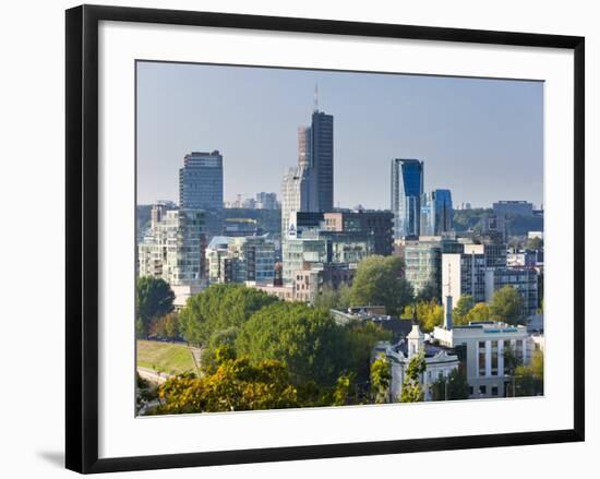 City Skyline, Vilnius, Lithuania-Gavin Hellier-Framed Photographic Print