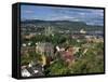 City Skyline with Cathedral and Mollenberg, Trondheim, Norway, Scandinavia, Europe-Simanor Eitan-Framed Stretched Canvas