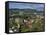 City Skyline with Cathedral and Mollenberg, Trondheim, Norway, Scandinavia, Europe-Simanor Eitan-Framed Stretched Canvas