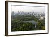 City Skyline with Lumphini Park-Lee Frost-Framed Photographic Print