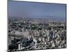 City Skyline with Mount Fuji Beyond, Tokyo, Japan-Gavin Hellier-Mounted Photographic Print