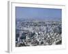 City Skyline with Mount Fuji in the Distance, Tokyo, Honshu, Japan, Asia-Gavin Hellier-Framed Photographic Print