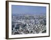 City Skyline with Mount Fuji in the Distance, Tokyo, Honshu, Japan, Asia-Gavin Hellier-Framed Photographic Print