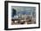 City Skyline with the Alps in the Background, Milan, Lombardy, Italy-Stefano Politi Markovina-Framed Photographic Print