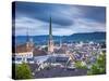 City Skyline, Zurich, Switzerland-Jon Arnold-Stretched Canvas