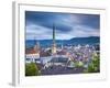 City Skyline, Zurich, Switzerland-Jon Arnold-Framed Photographic Print