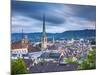 City Skyline, Zurich, Switzerland-Jon Arnold-Mounted Photographic Print