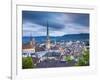 City Skyline, Zurich, Switzerland-Jon Arnold-Framed Photographic Print