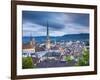 City Skyline, Zurich, Switzerland-Jon Arnold-Framed Photographic Print