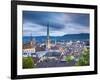 City Skyline, Zurich, Switzerland-Jon Arnold-Framed Photographic Print