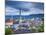 City Skyline, Zurich, Switzerland-Jon Arnold-Mounted Photographic Print