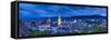 City Skyline, Zurich, Switzerland-Jon Arnold-Framed Stretched Canvas