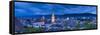 City Skyline, Zurich, Switzerland-Jon Arnold-Framed Stretched Canvas